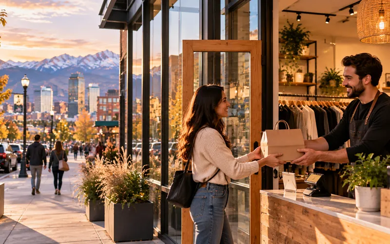 Denver storefront with ecommerce pickup